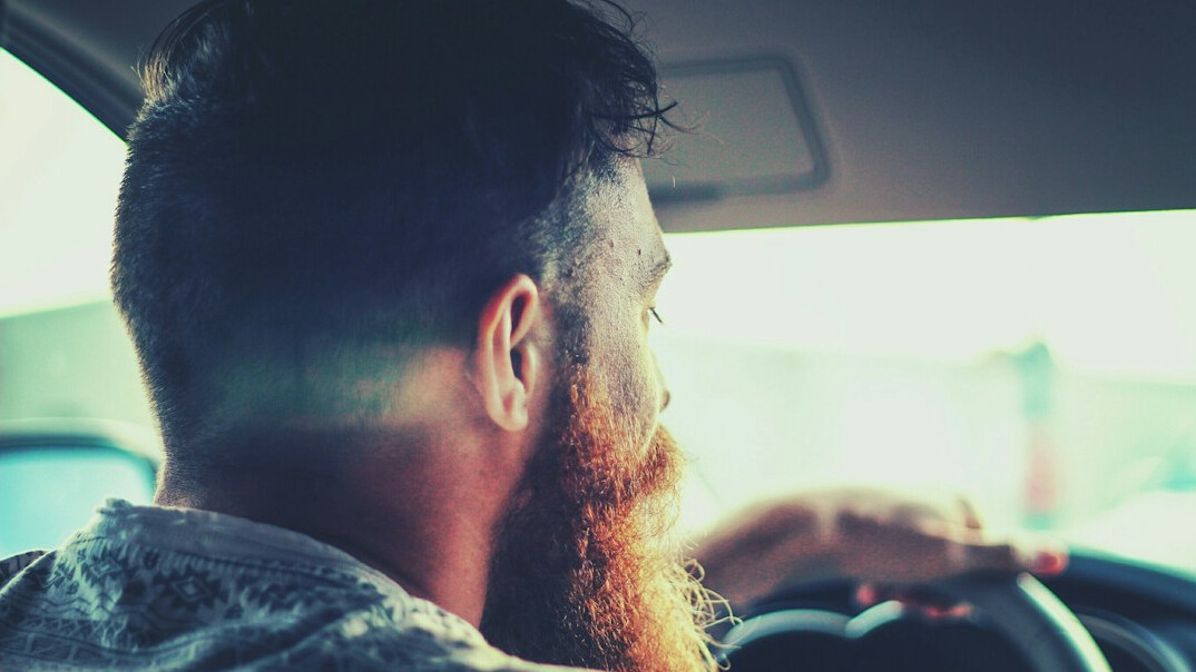 Portrait of a bearded man looking at the camera